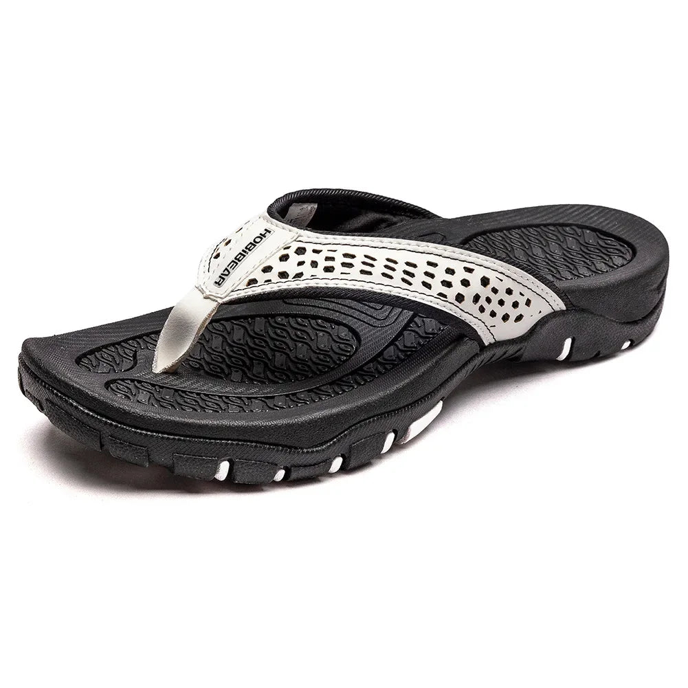 Men’s Non-Slip Rubber Flip Flops – Lightweight & Quick-Dry Comfort-HighTouch