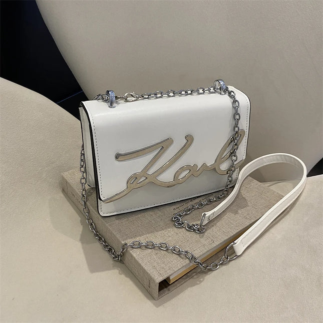 Fashionable Crossbody Bag – Solid Color Shoulder Bag