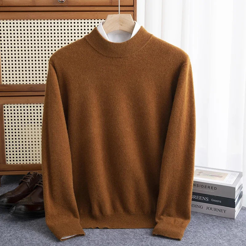 Men's Merino Wool Signature Sweater – Soft & Warm