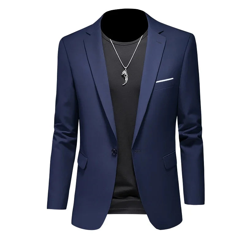 Men’s Slim-Fit Casual Blazer-HighTouch