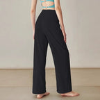 High-Waisted Stretch Lounge Sweatpants with Pockets-HighTouch