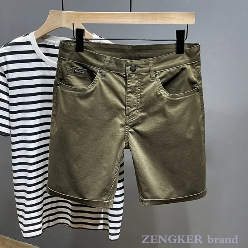 Men's Plus Size Summer Cotton Shorts – Loose Oversized Breeches-HighTouch