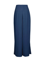 Plus-Size High-Waist Wide-Leg Cotton-Linen Pants – Retro Casual Elastic Trousers-HighTouch