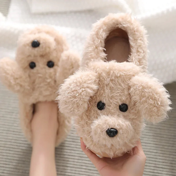 Women's Fluffy Paw Slippers