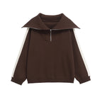 Women’s 2‑Piece Sweatshirt & High Waist Trousers Set-HighTouch
