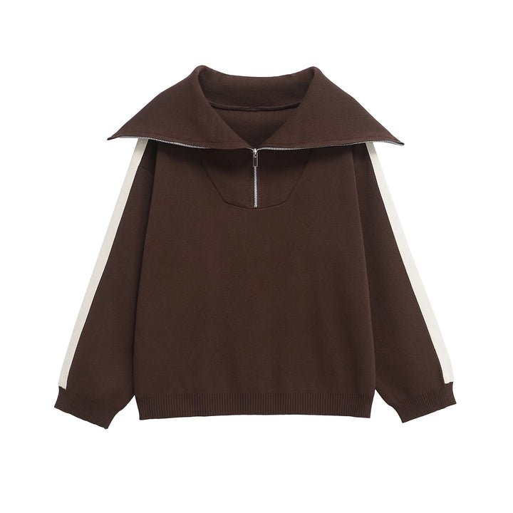 Women’s 2‑Piece Sweatshirt & High Waist Trousers Set-HighTouch