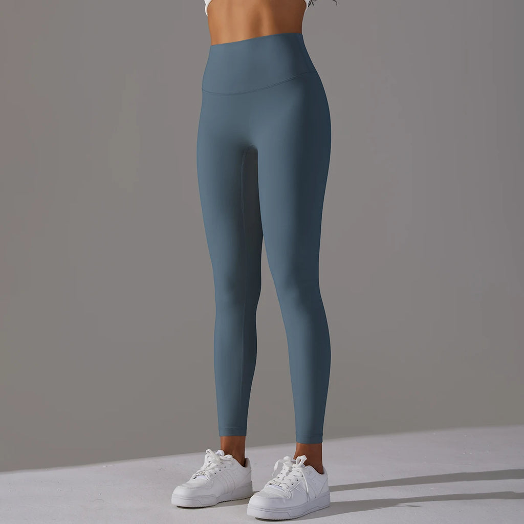 High-Wais Leggings – Buttery-Soft, Sweat-Wicking, with Hidden Pocket-HighTouch
