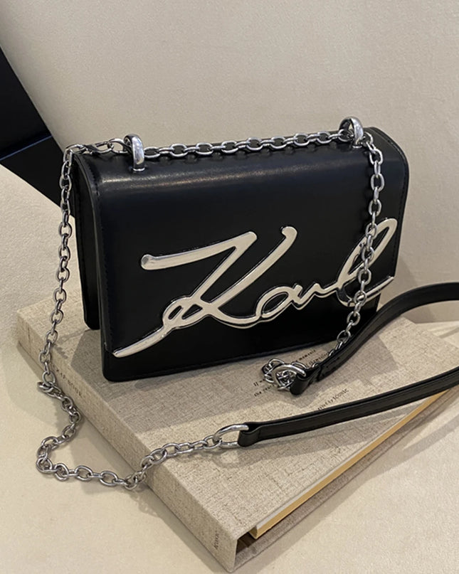 Fashionable Crossbody Bag – Solid Color Shoulder Bag
