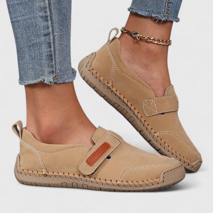 Women's Wide Fit Orthopedic Shoes - Arch Support Walking Loafers