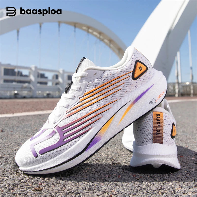 Baasploa 2025 Men’s Carbon-Plate Running Shoes
