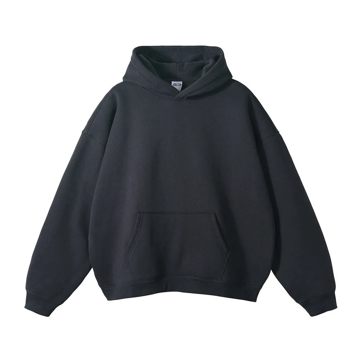Unisex Fleece Hoodie Crew Neck Casual Pullover Sweatshirt-HighTouch