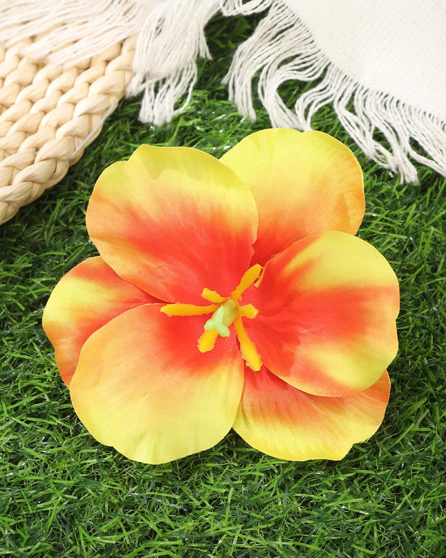AWAYTR Bohemian Hawaiian Flower Hair Clip – Romantic Side Bash Clip for Women & Girls