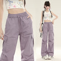Women’s Summer Wide‑Leg Paratrooper Pants-HighTouch