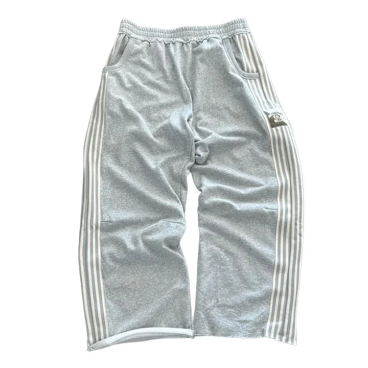 Y2K Retro Stripe Baggy Jogging Pants – Unisex Harajuku Streetwear-HighTouch
