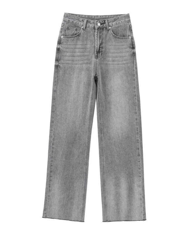 Wide-Leg High-Waist Jeans Women
