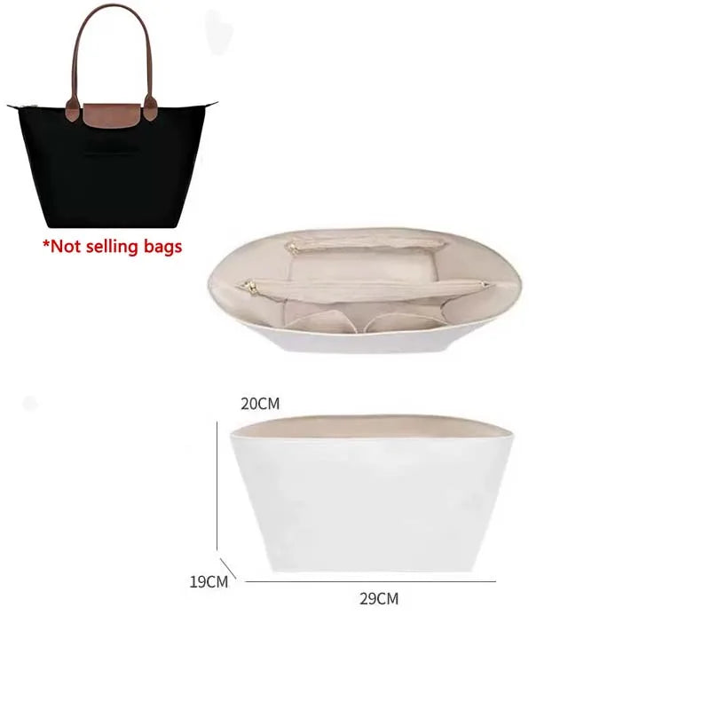 Longchamp Bag Organizer Insert Compartments Only-HighTouch