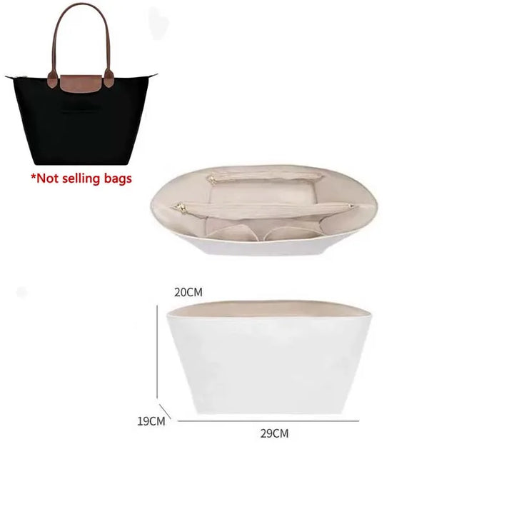 Longchamp Bag Organizer Insert Compartments Only-HighTouch