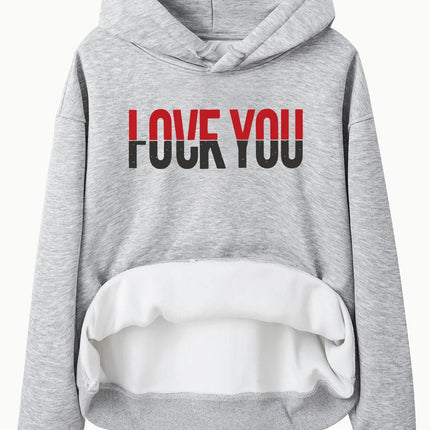 Oversize 3D Sound-Detail Hoodie – Retro Lazy-Style Streetwear for Fall/Winter