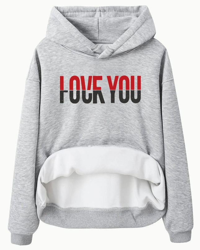Oversize 3D Sound-Detail Hoodie – Retro Lazy-Style Streetwear for Fall/Winter