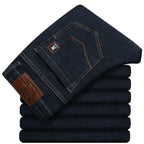 Biggest Size - Premium Stretch Straight-Leg Jeans for Men-HighTouch