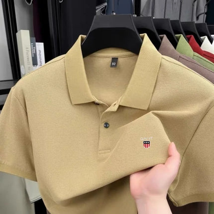 Premium 100% Cotton Men’s Polo – Embroidered, Golf-Ready & Breathable