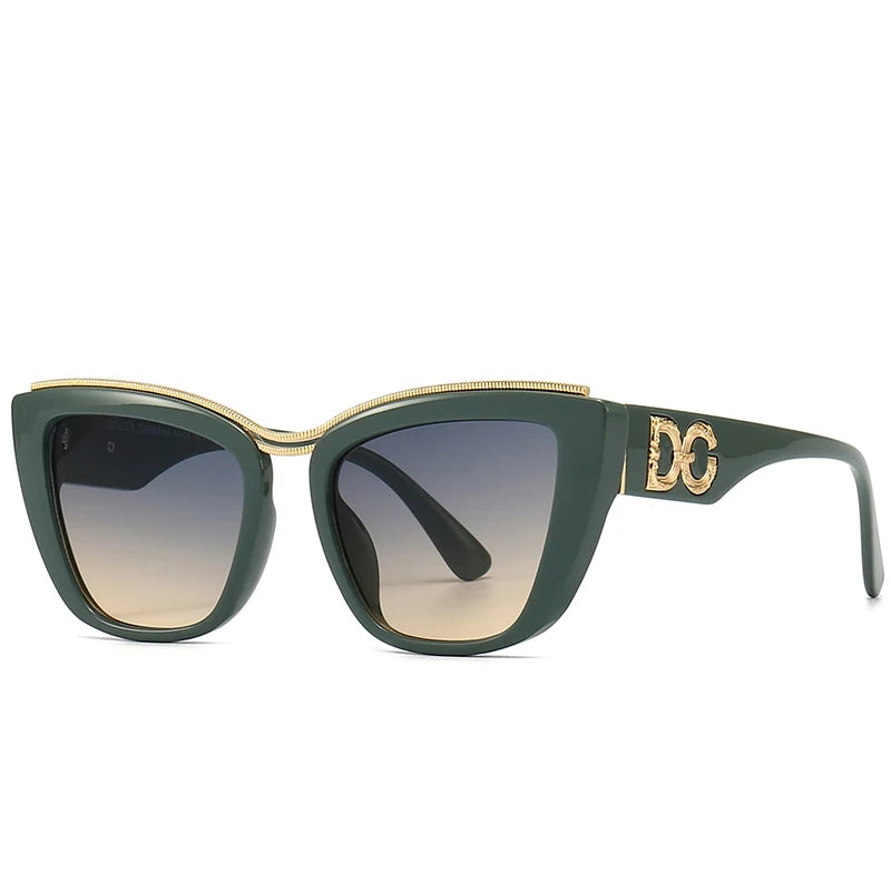 Luxury Cat-Eye Gradient Sunglasses for Women-HighTouch