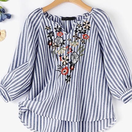 ZANZEA Summer Bohemain Holiday Vintage Floral Pinted Blouse for Women