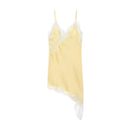 Women’s Satin Backless Mini Dress – Sexy Lace Slip Party Dress-HighTouch