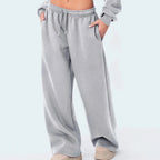 High-Waist Drawstring Wide-Leg Joggers – Casual Streetwear Comfort-HighTouch
