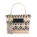 Bohemian Checkered Straw Tote – Large Capacity Summer Beach HandBag