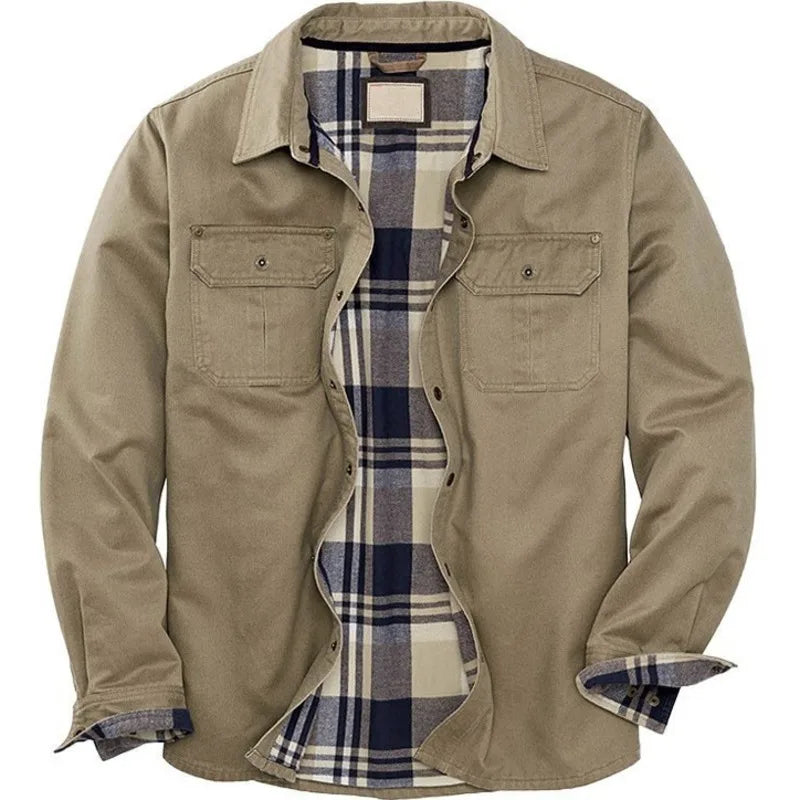 Independent Station Workwear Motorcycle Jacket Men-HighTouch