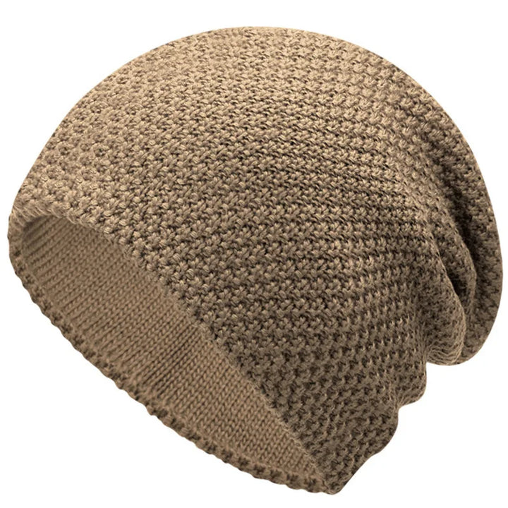 Big Size Knit Winter Beanie for Men & Women-HighTouch