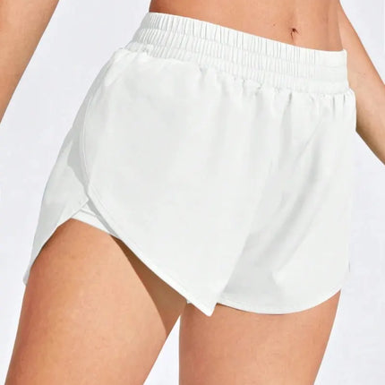 High-Waist Yoga Workout Shorts – Stretch Fitness Activewear for Women