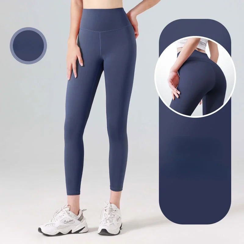 Women’s High-Waisted Fast-Dry Squat-Proof Yoga Leggings – Support & Comfort-HighTouch