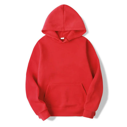 Unisex Solid-Colour Hoodie