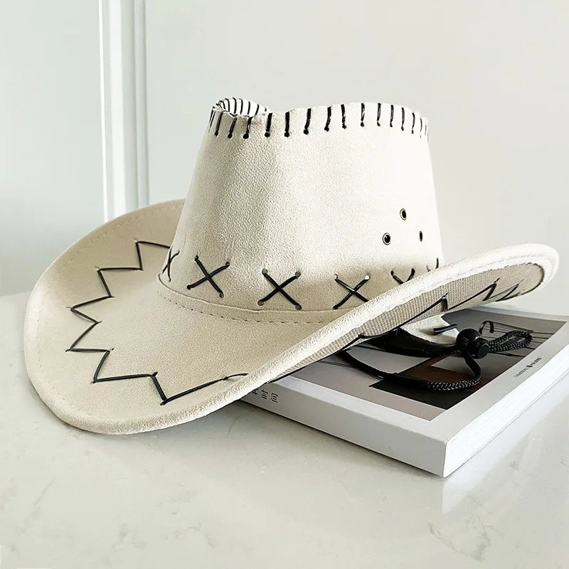Bride Embellished Cowgirl Hat – Wide-Brim Bridal Fedora-HighTouch