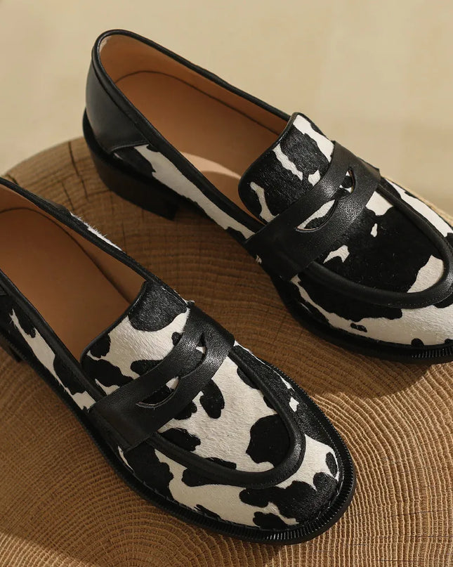 Horsehair Slip-On Flats
