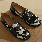 Horsehair Slip-On Flats-HighTouch