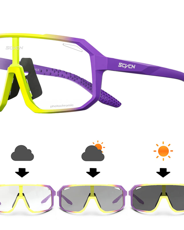 Men’s UV400 Polarized Cycling Sunglasses – Lightweight Sports Eyewear