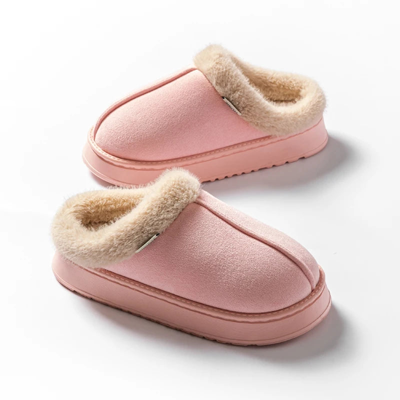Fluffy Winter Slippers – Warm EVA Anti-Slip Indoor Slippers-HighTouch