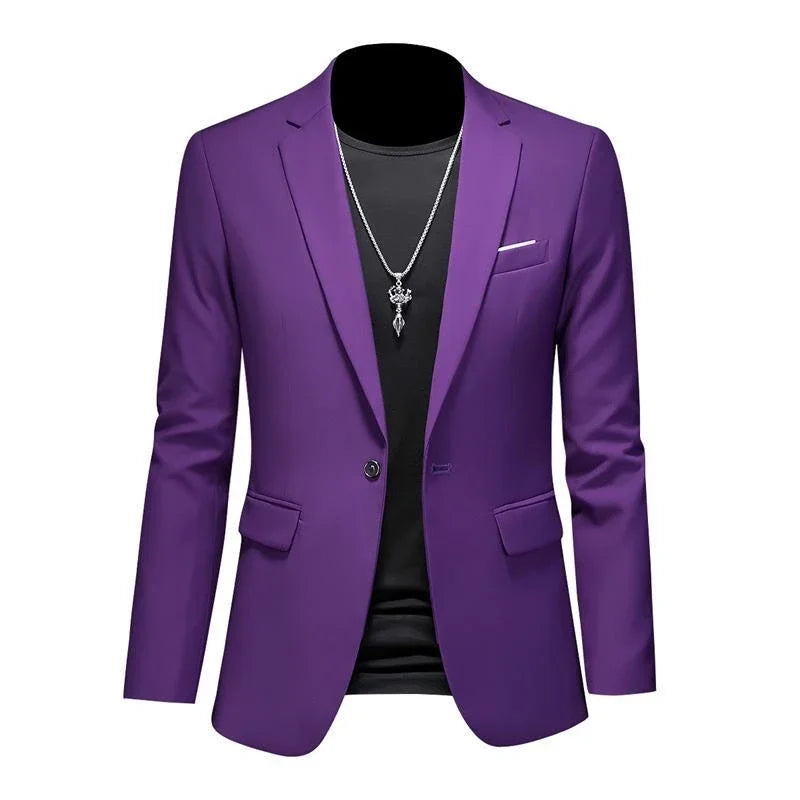 Men’s Slim-Fit Casual Blazer-HighTouch