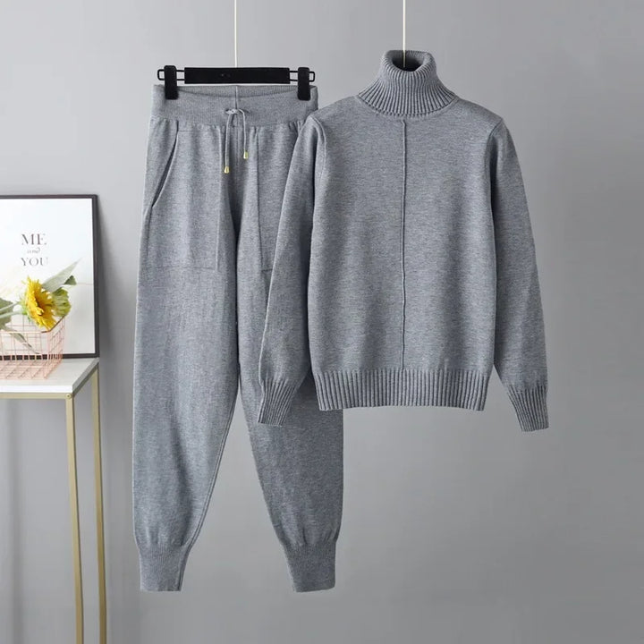 Women’s Soft Knit Two-Piece Set – Perfect Casual Wear-HighTouch
