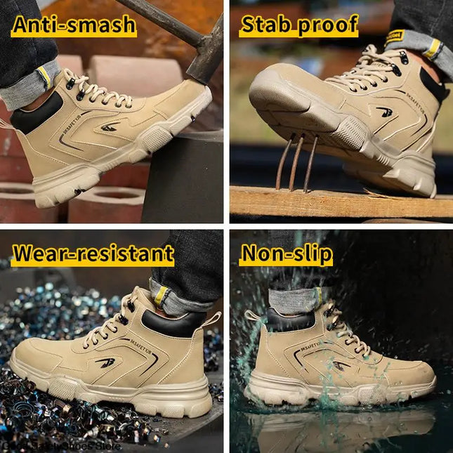 Steel Toe Waterproof Work Boots UK
