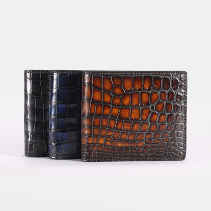 American Crocodile Leather Wallet UK