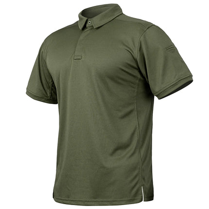 Men’s Short Sleeve Tactical Polo – Lightweight Performance & Outdoor Utility Shirt