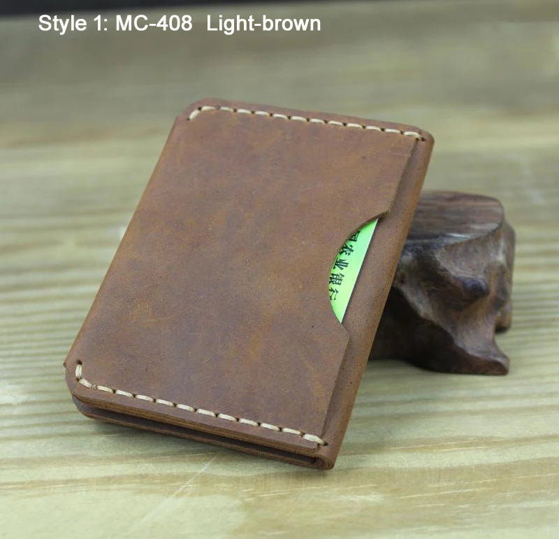Handmade Leather Card Holder-HighTouch