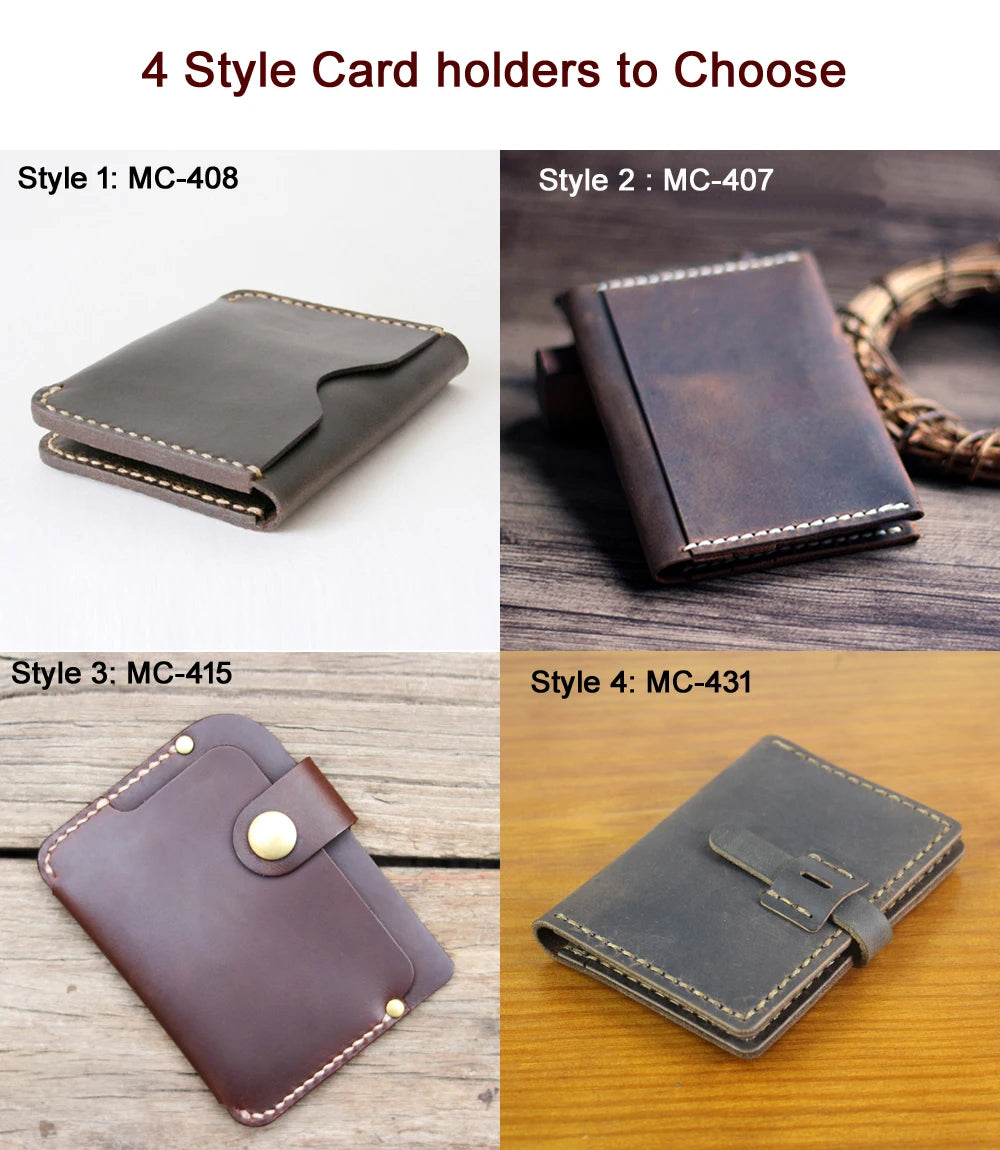 Handmade Leather Card Holder-HighTouch