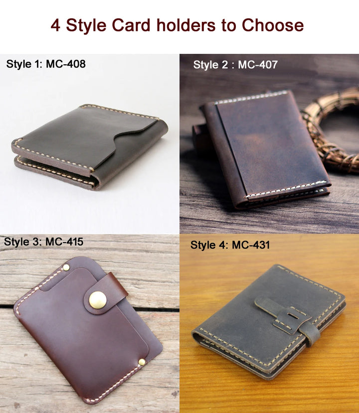 Handmade Leather Card Holder-HighTouch