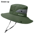 Xinbaoguan Foldable Ponytail Sun Hat – Breathable 100% Polyester UV Protection-HighTouch