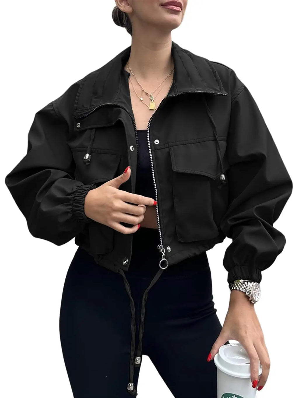 Vintage Loose Winter Overcoat for Women-HighTouch